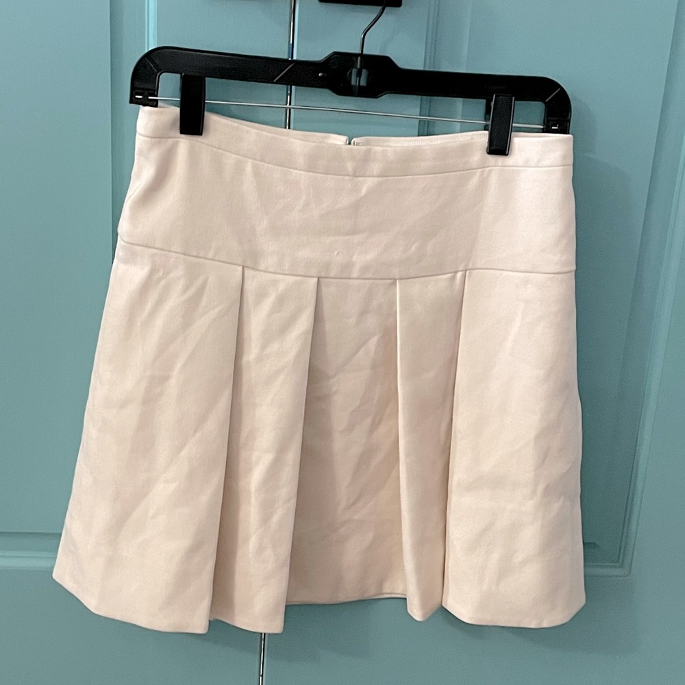 J crew pleated skirt